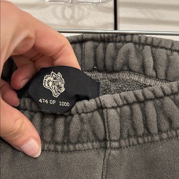 Darc Sport Gray Pants with Purple Lightning Design - Picture 5 of 5